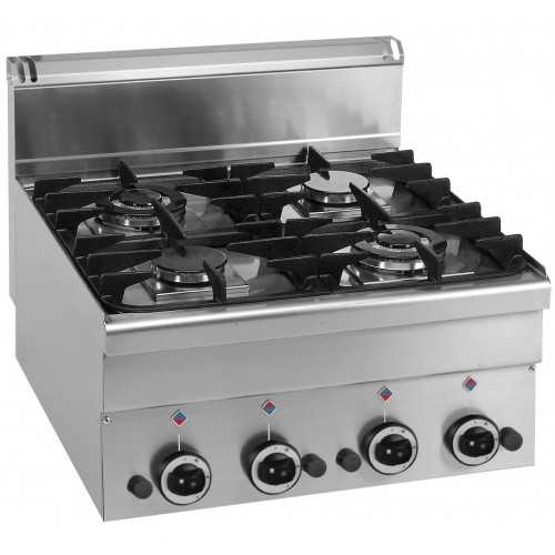 CUCINA A GAS 4 FUOCHI DA BANCO