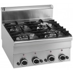 CUCINA A GAS 4 FUOCHI DA BANCO