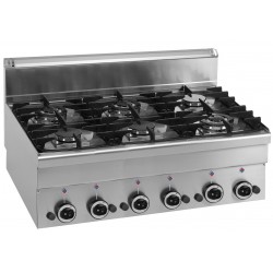 CUCINA A GAS 6 FUOCHI DA BANCO