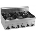 CUCINA A GAS 6 FUOCHI DA BANCO