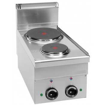 CUCINA ELETTRICA DA BANCO 2 PIASTRE TONDE