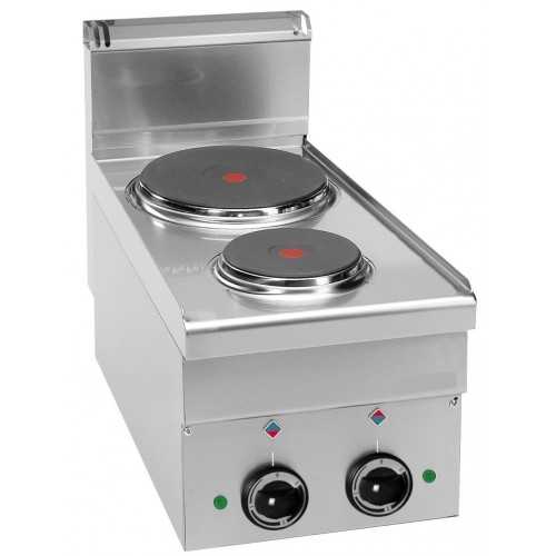 CUCINA ELETTRICA DA BANCO 2 PIASTRE TONDE