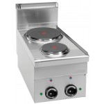 CUCINA ELETTRICA DA BANCO 2 PIASTRE TONDE