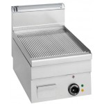 FRY TOP ELETTRICO DA BANCO PIASTRA RIGATA