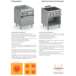 CUCINA PROFESSIONALE INDUZIONE DA BANCO