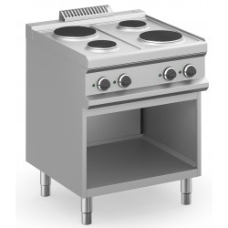 CUCINA ELETTRICA PROFESSIONALE 4 PIASTRE TONDE