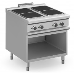 CUCINA ELETTRICA PROFESSIONALE 4 PIASTRE QUADRE