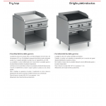 FRY TOP ELETTRICO PROFESSIONALE PIASTRA LISCIA CROMATA
