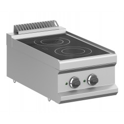 CUCINA PROFESSIONALE DA BANCO PIANO IN VETROCERAMICA