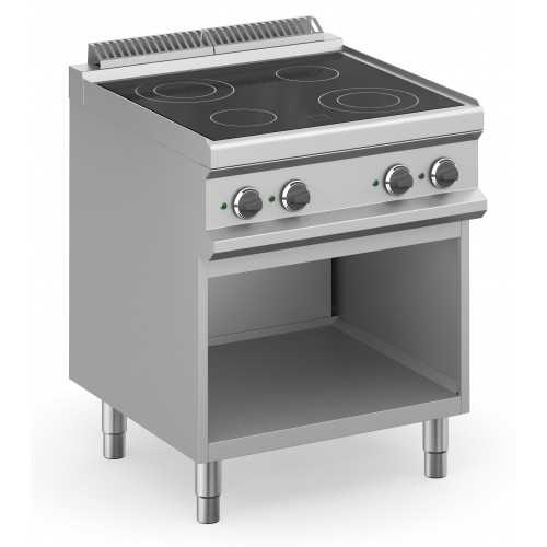 CUCINA ELETTRICA CON PIANO IN VETROCERAMICA