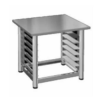 SUPPORTO PER FORNO - 6 COPPIE GUIDE PER GRIGLIE E TEGLIE 600X400 E GN1/1 - DIMENSIONI 840 L x 770 P x 610 H mm