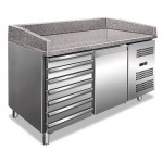 BANCO PIZZA CON VETRINA INGREDIENTI