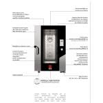 FORNO PER RISTORANTE A GAS CONVEZIONE CON VAPORE DIRETTO