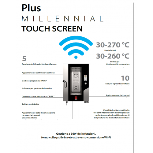 FORNO A GAS COMBINATO TOUCH SCREEN... FORNO A GAS COMBINATO TOUCH SCREEN...