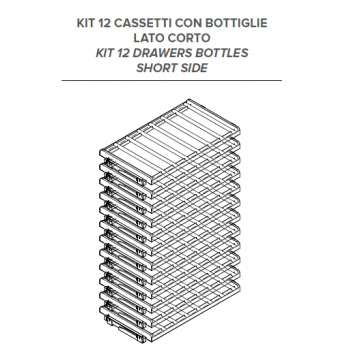 Kit 12 cassetti per...