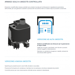 FRIGO PASTICCERIA CONTROLLO UMIDITA'