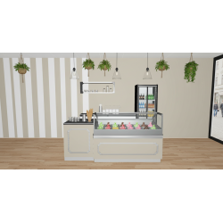 ARREDO COMPLETO PER GELATERIA