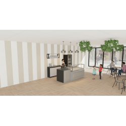 ARREDO COMPLETO PER GELATERIA