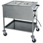 CARRELLO CALDO ACCIAIO